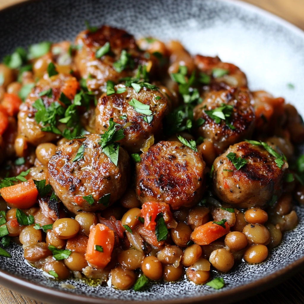 Lentilles Saucisses