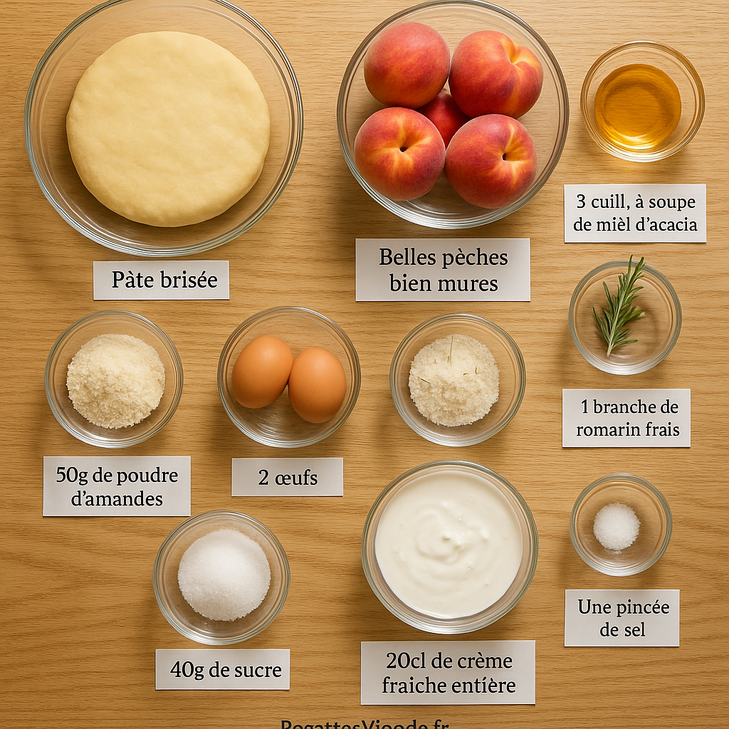 Tarte peche
