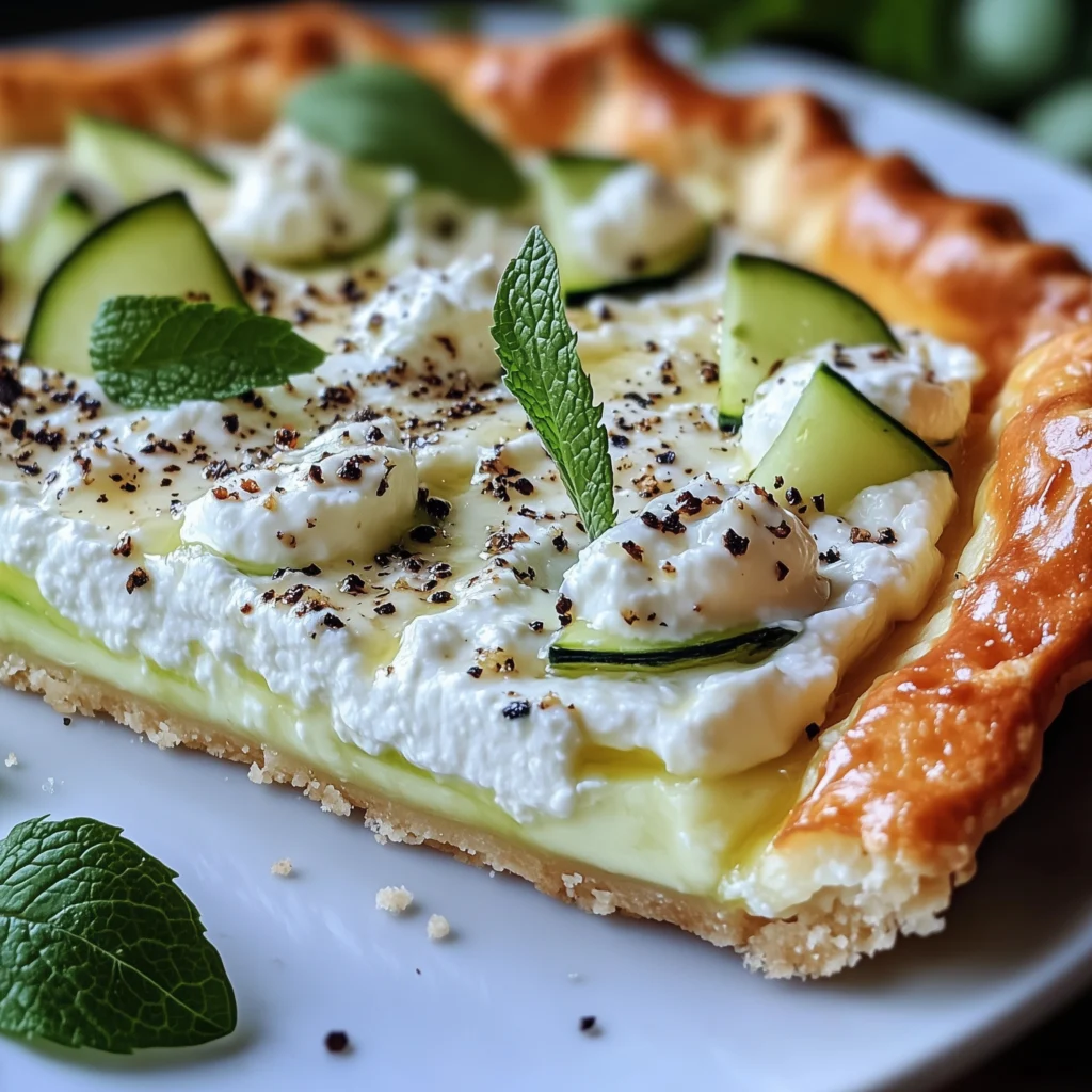 Tarte courgette ricotta