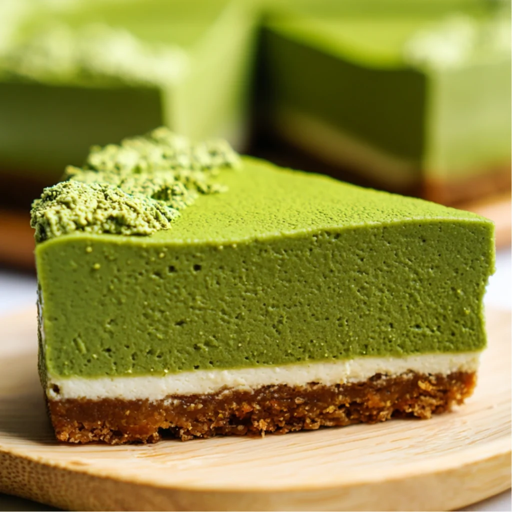 Cheesecake au Matcha