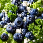 Salade Myrtilles, Laitue, Feta & Persil