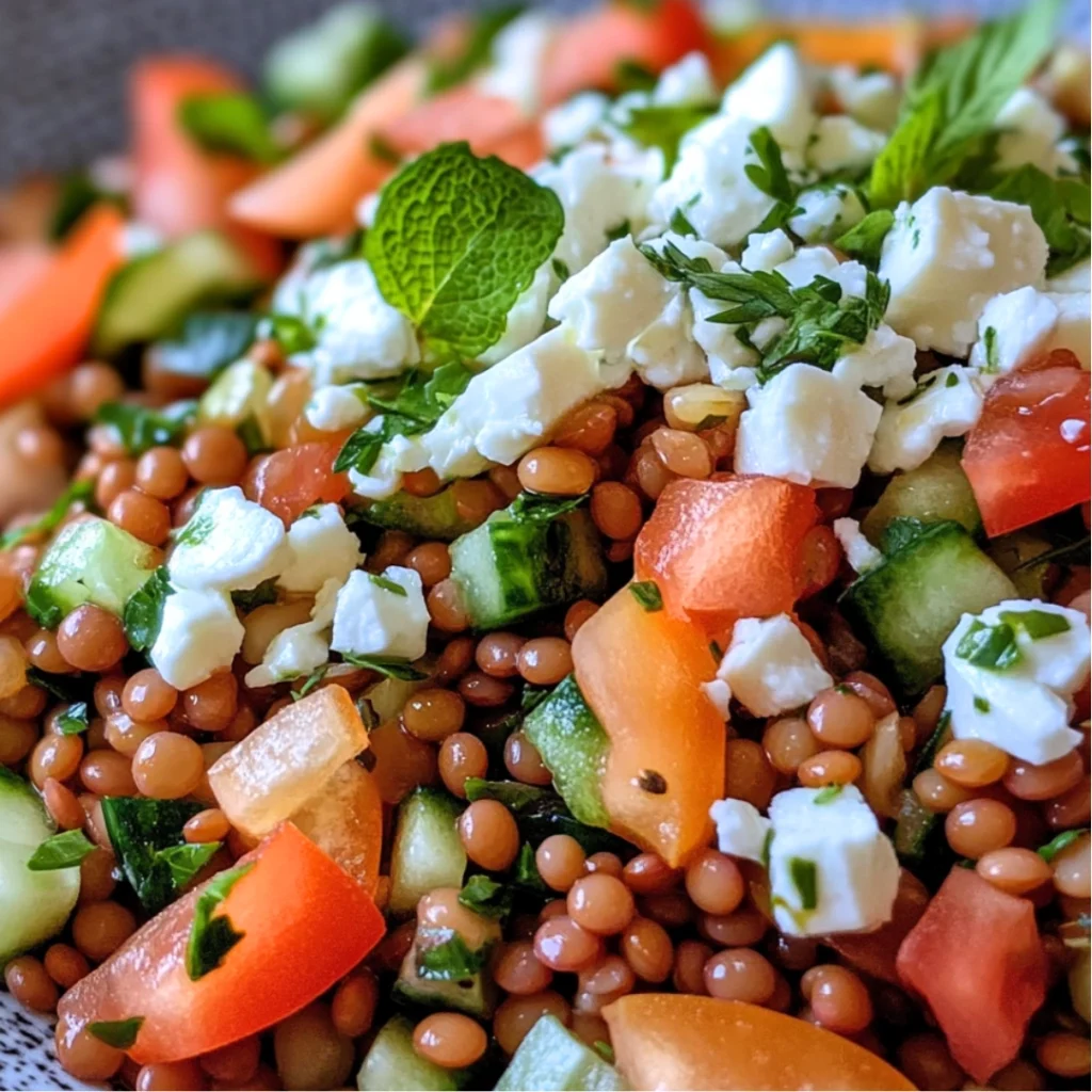 Salade de Lentilles et Feta