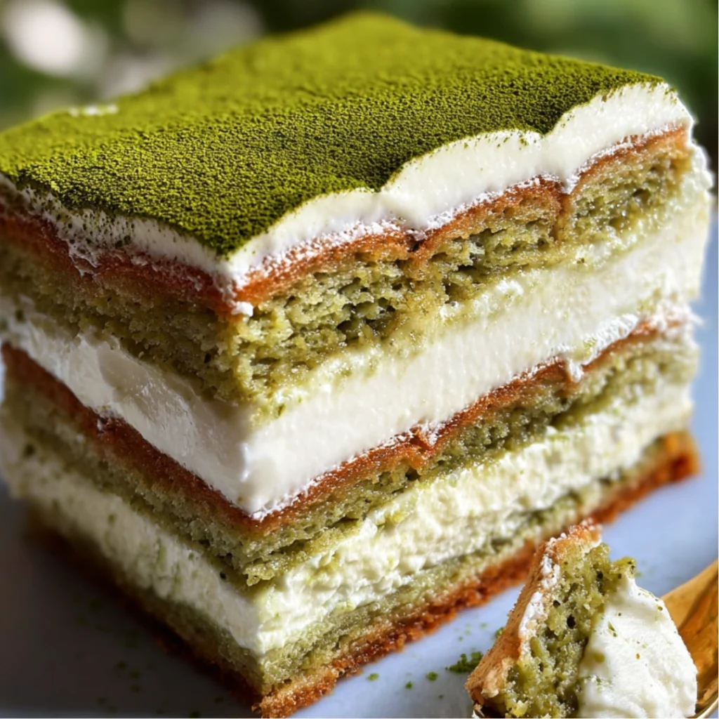 Tiramisu au Matcha