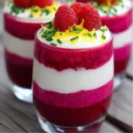 Verrines de Betterave, Framboise & Fromage frais